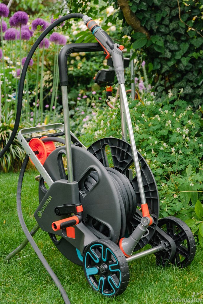 Für mich bester Schlauchwagen: GARDENA Schlauchwagen AquaRoll L Easy mit Gartenschlauch Liano 30 m