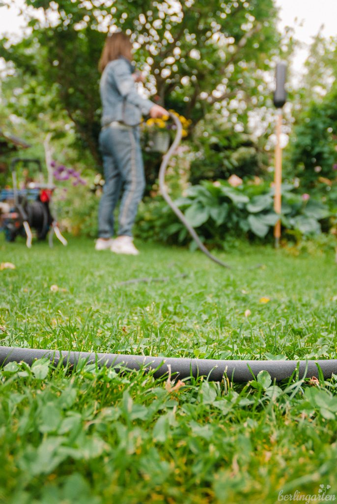 Gießen mit Vergnügen mit GARDENA Textilschlauch Liano™ Set 30 m