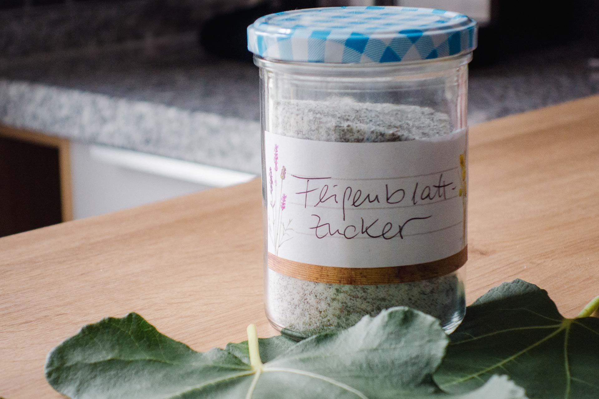 Feigenblätterzucker selber machen