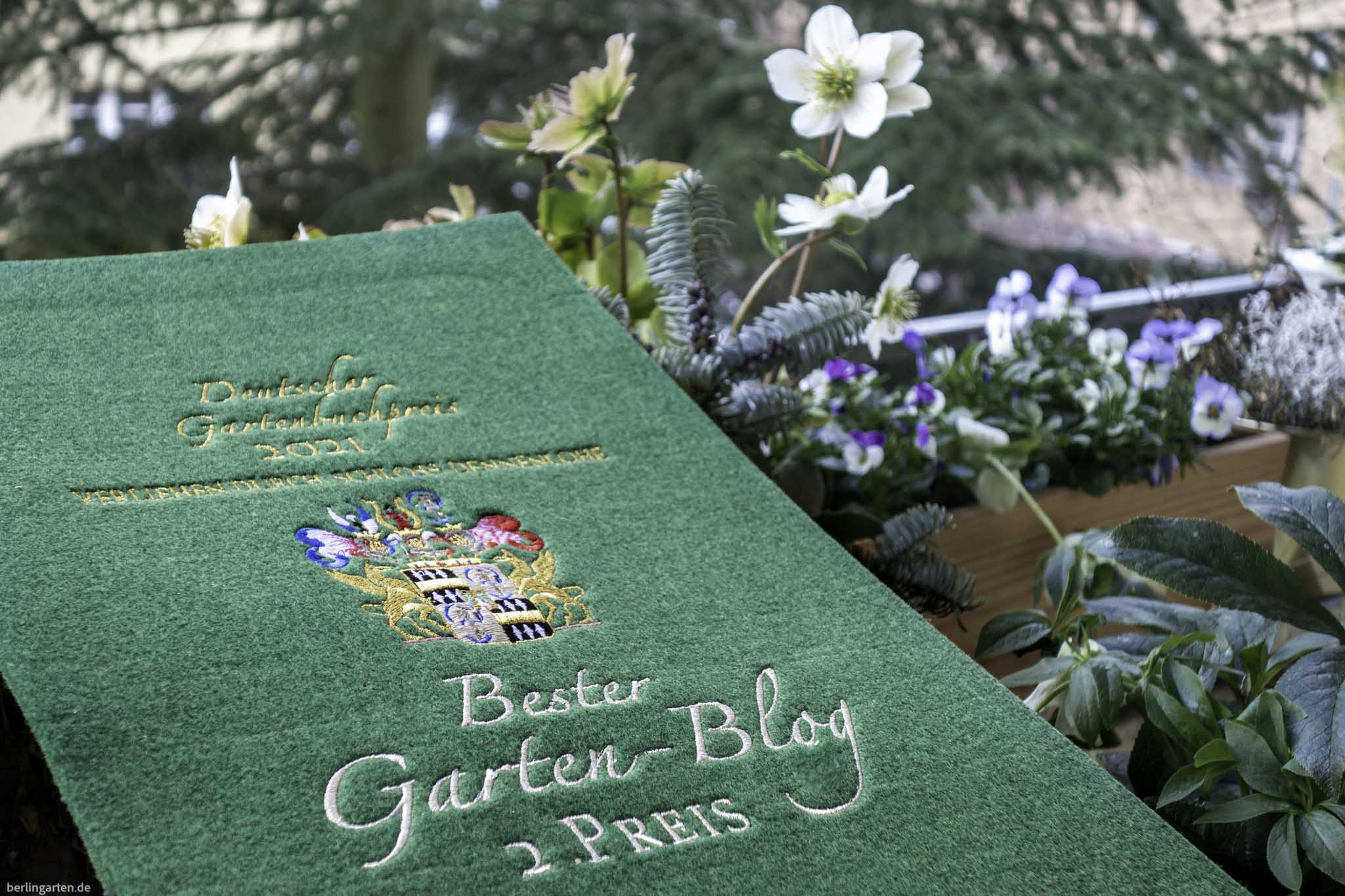 Deutscher Gartenbuchpreis: berlingarten in der Kategorie Bester Gartenblog auf Platz 2
