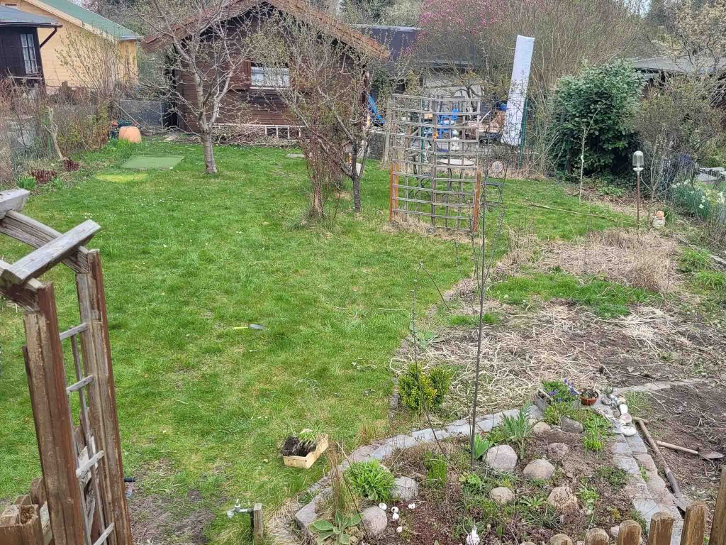 Gartenumgestaltung: vorher