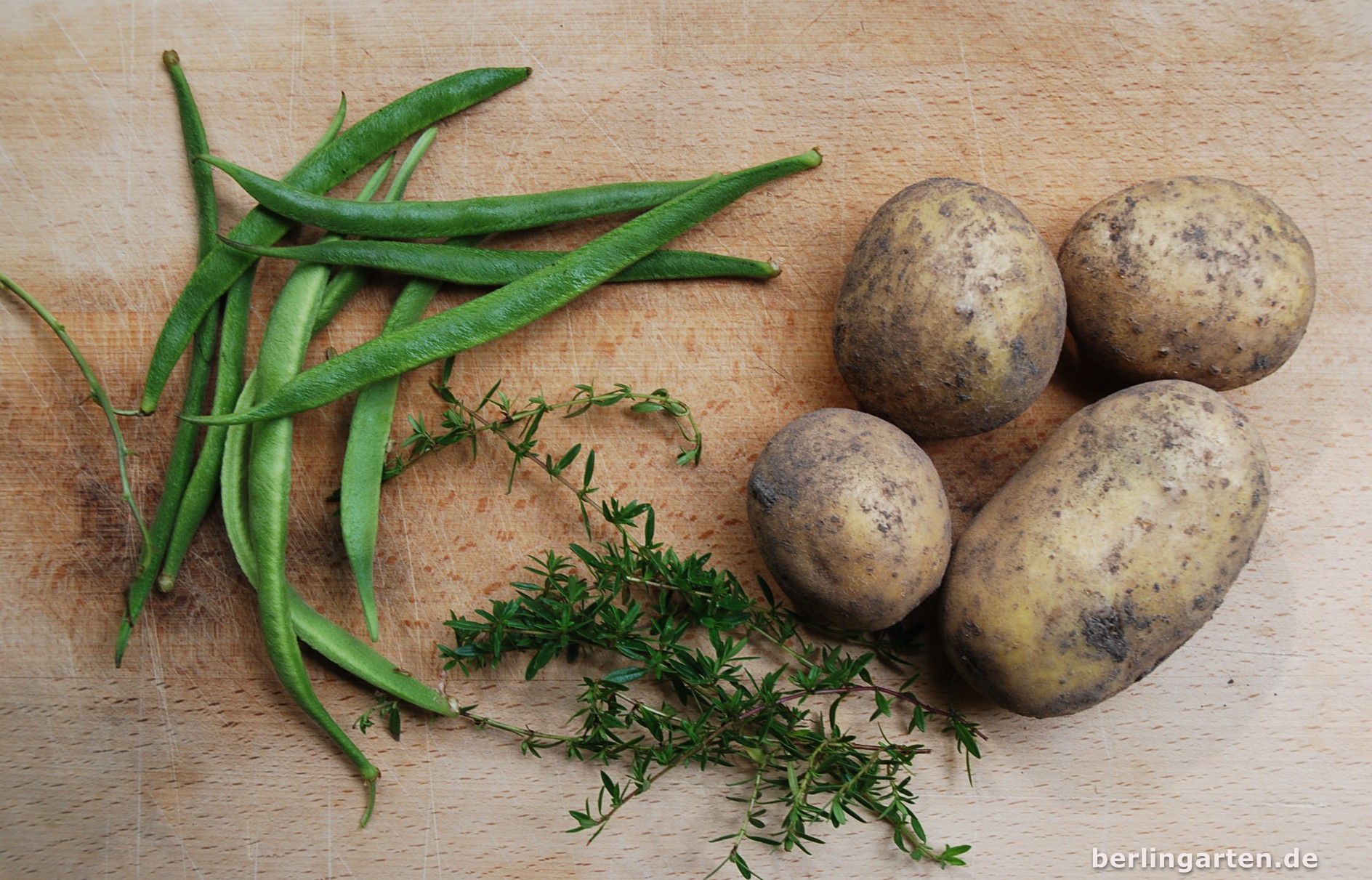 Kartoffeln-Bohnen-Salat