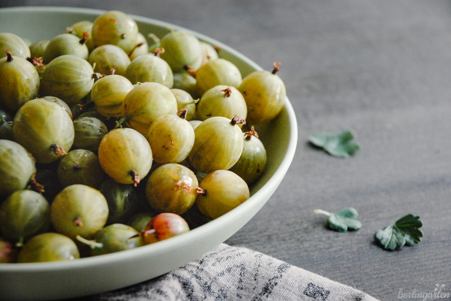 Rezept Stachelbeermarmelade: raffiniert anders mit Wein, Zitrone &amp; Ingwer